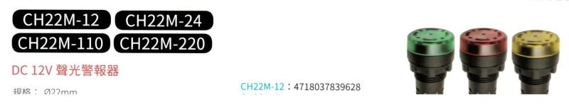 聲光警報器 CH22M